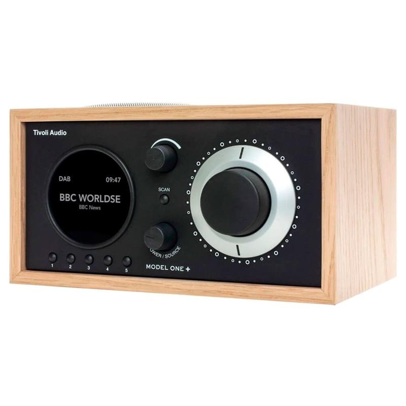 Радиоприемник с часами Tivoli Model One, Черный Дуб - фото #0