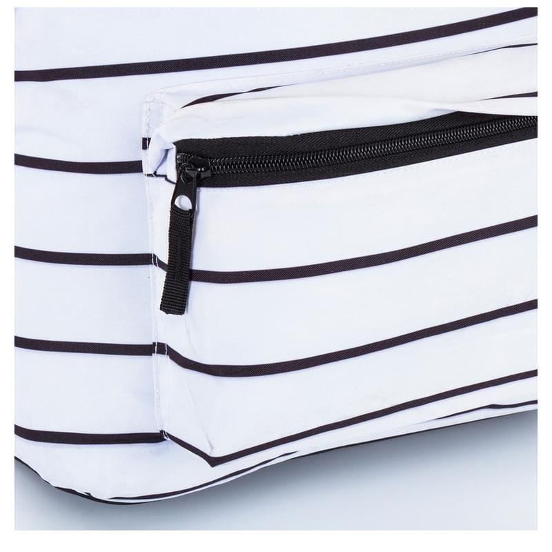 Рюкзак повседневный Brauberg, White/Black stripes 20L (228846) - фото #5