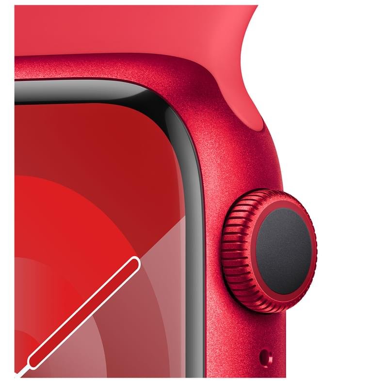 Смарт Часы Apple Watch Series 9, 41mm (PRODUCT)RED Aluminium Case with (PRODUCT)RED Sport Band - S/M - фото #2