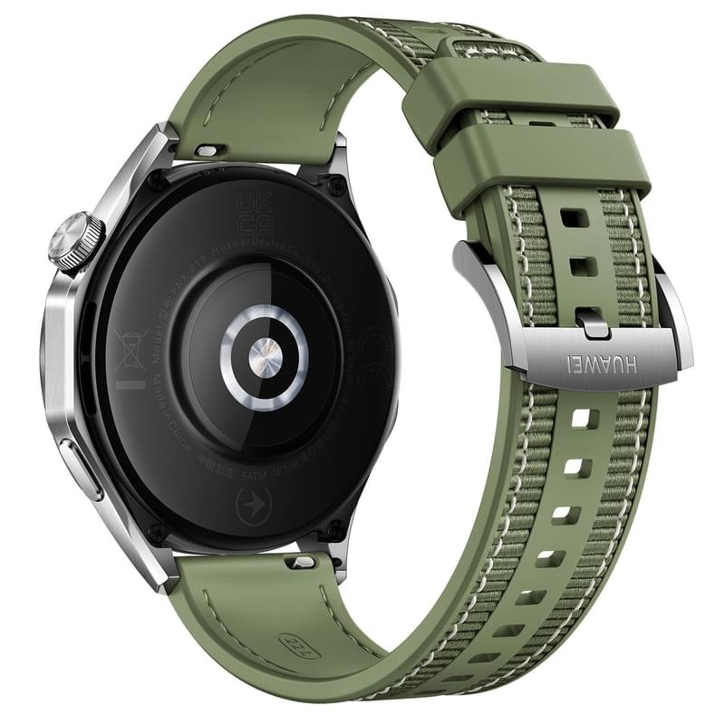 Смарт часы Huawei Watch GT4 (46mm), Green Woven Strap (Phoinix-B19W) - фото #3