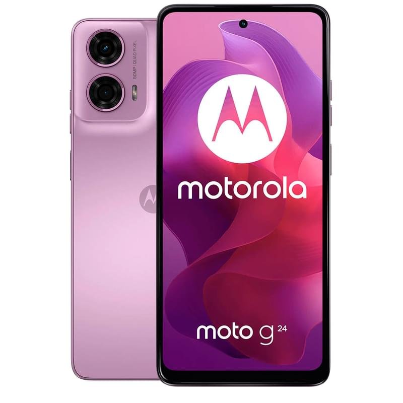Смартфон Motorola G24 128/8GB Pink Lavender - фото #0