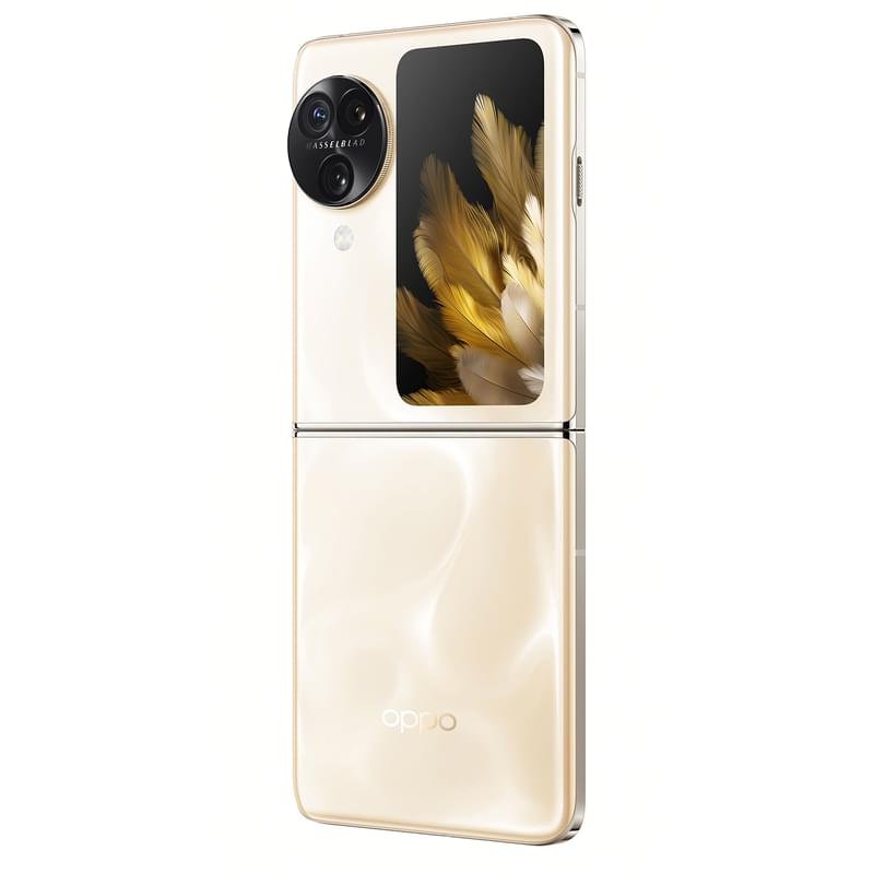 Смартфон OPPO Find N3 Flip 256GB Cream Gold - фото #7