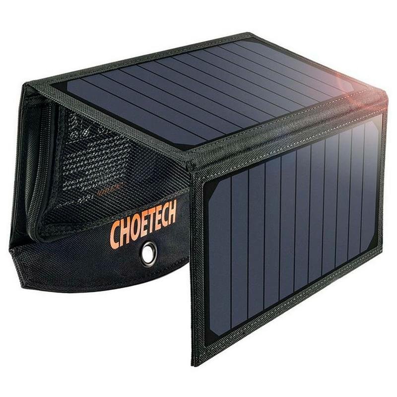 Портативная складная солнечная батарея-панель Choetech 19Вт, SunPower - фото #1