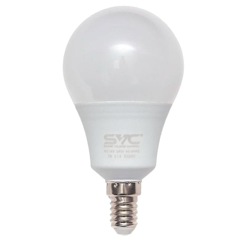 Светодиодная лампа SVC 7W 6500K E14 Холодный (G45-7W-E14-6500K) - фото #0