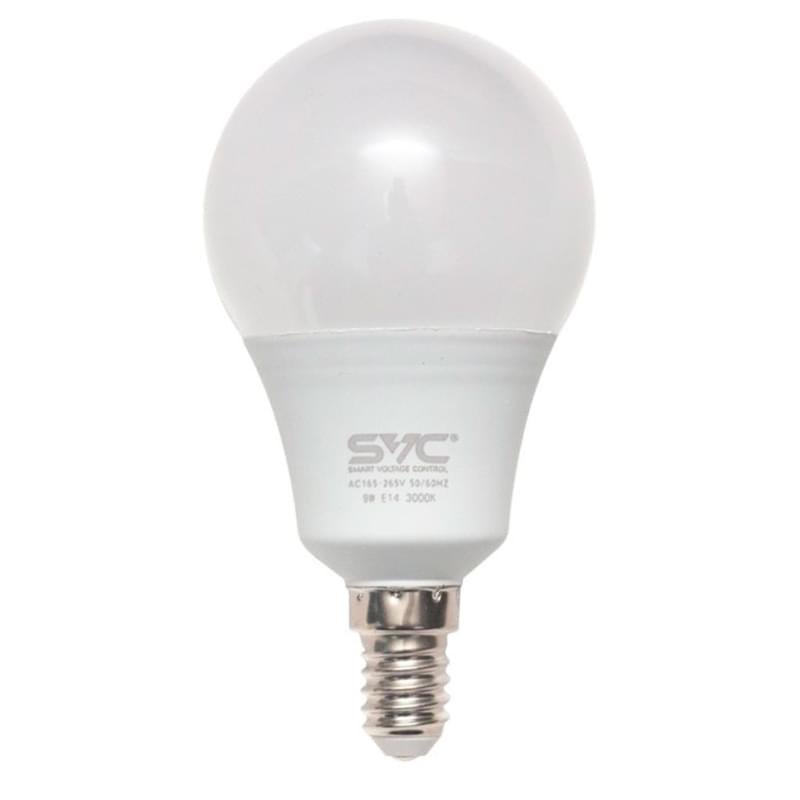 Светодиодная лампа SVC 9W 3000K E14 Тёплый (G45-9W-E14-3000K) - фото #0