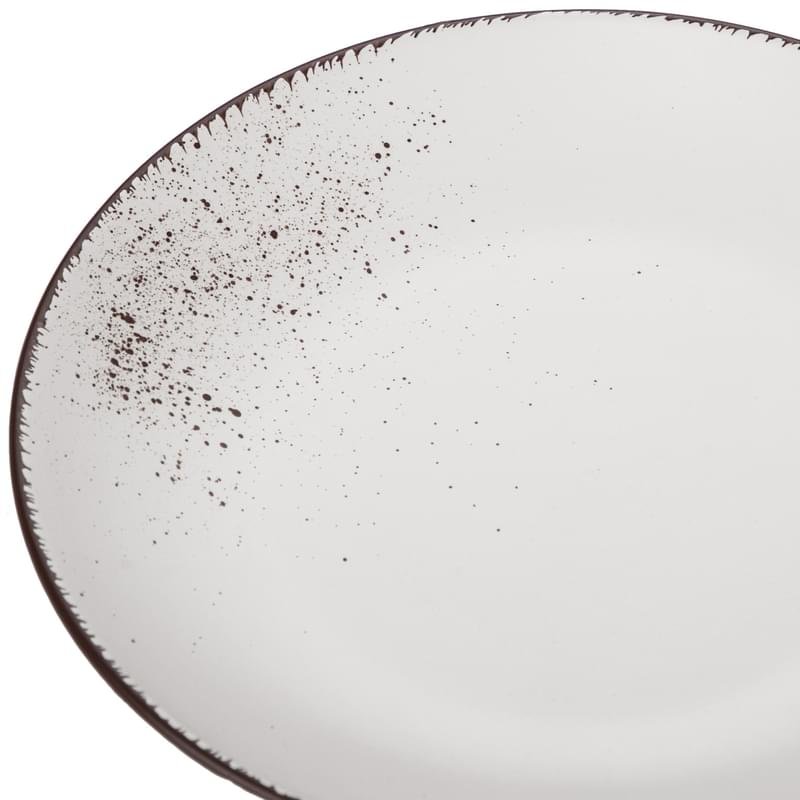 Тарелка десертная керамика 19см Lucca Winter white Ardesto AR2919WMC - фото #3