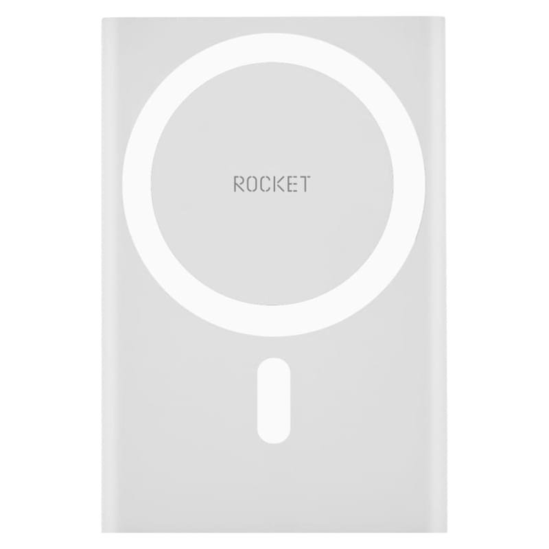 Внешний аккумулятор ROCKET HOLD, PD20W 5000mAh, MagSafe, light grey (RPB503LG5000-CLM) - фото #1