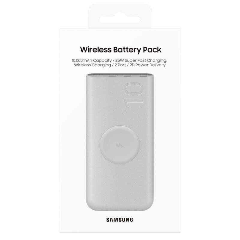 Внешний аккумулятор Samsung, 10000Mah, Fast Wired Charging 25W, beige (EB-U2510XUEGRU) - фото #6