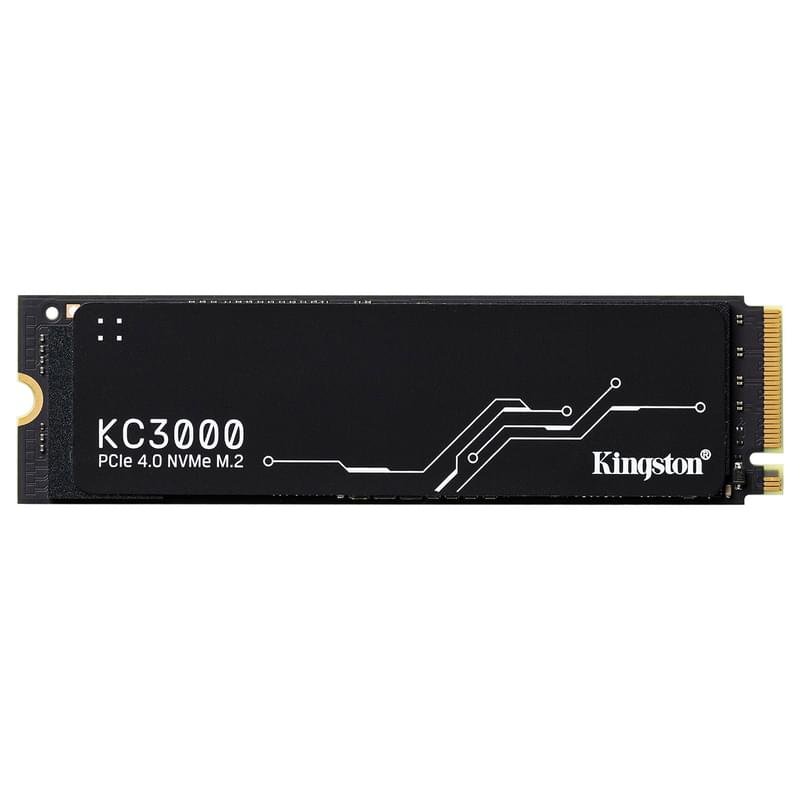 Внутренний SSD M.2 2280 4096GB Kingston KC3000 PCIe 4.0 x4 (SKC3000D/4096G) - фото #0