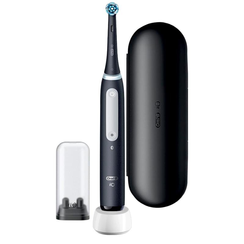 Электрическая зубная щётка Oral-B iO Series 4 Matte Black, Чёрная - фото #1