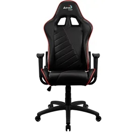 Игровое компьютерное кресло Aerocool AC110BR AIR, Black/Red (AC110 AIR BR) фото
