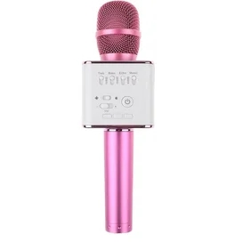 Микрофон беспроводной Sound Wave Bluetooth Q9, Pink фото
