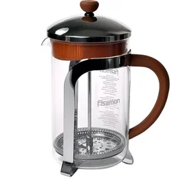 Заварочный чайник с поршнем 350мл CAFE GLACE Fissman FP-9054.350 фото
