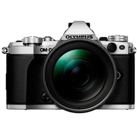 Беззеркальный фотоаппарат Olympus E-M5 Mark II Silver с объективом 12-40 PRO Black фото