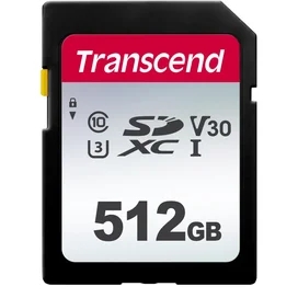 SD 512GB Transcend Жады картасы, TLC, UHS-I, U3, 95MB/s дейін (TS512GSDC300S) фото