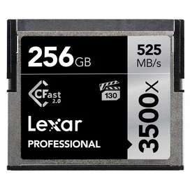 Карта памяти CFast 256GB Lexar Professional 3500x, RW 525/445 MB/s (LC256CRBEU3500) фото