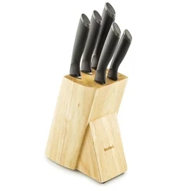 Набор ножей в деревянном блоке 6пр Comfort Tefal K221SA04 фото
