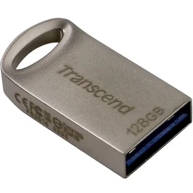 USB Флешка 128GB Transcend JetFlash 710 Type-A 3.1 Gen 1 (3.0) Silver Металл (TS128GJF710S) фото