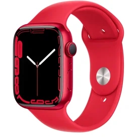 Apple Watch Series 7 GPS Смарт сағаты, 45mm (PRODUCT)RED Aluminium Case with (PRODUCT)RED Sport Band фото