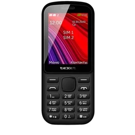 Мобильный телефон Texet TM-208 Black/Red фото