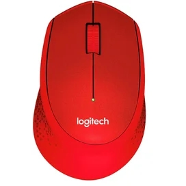 Мышка беспроводная USB Logitech M330 Silent, Red (910-004911) фото