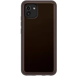 Чехол для Samsung Galaxy A03 Soft Clear Cover, Black (EF-QA035TBEGRU) фото