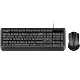 Клавиатура + Мышка проводные USB 2E MK404, Black (2E-MK404UB) фото