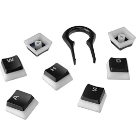 Дополнительные сменные клавиши HyperX Pudding Keycaps, Black (4P5P4AX#ACB) фото