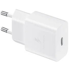 Адаптер питания Samsung, 1*Type-C 15Вт+Cable, White (EP-T1510XWEGRU) фото