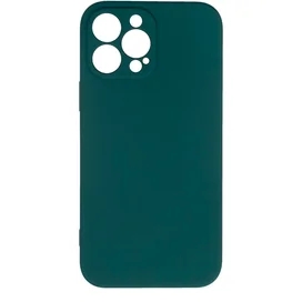 Чехол для Iphone 13 Pro Max, X-Game, Силиконовый, Тёмно-зелёный (XG-HS86) фото