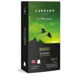 Капсулы кофейные Nespresso Carraro Brasile 10 шт, 8238 фото