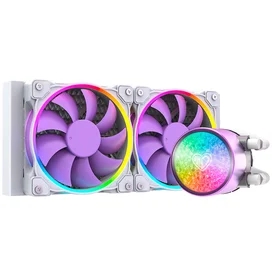 Система жидкостного охлаждения для CPU ID-COOLING PINKFLOW 240 Diamond Purple (LGA1700) фото