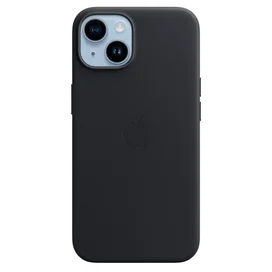 Чехол для iPhone 14, Leather Case with MagSafe, Midnight (MPP43ZM/A) фото