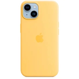 Чехол для iPhone 14, Silicone Case with MagSafe, Sunglow (MPT23ZM/A) фото