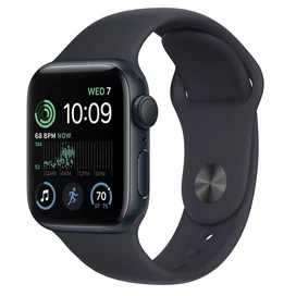 Смарт часы Apple Watch SE 2022, 40mm Midnight Aluminium Case with Midnight Sport Band (MNJT3GK/A) фото