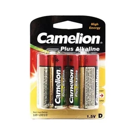 Батарейка D 2шт Camelion Plus Alkaline (LR20-BP2) фото
