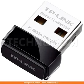 TP-Link TL-WN725N Nano Сымсыз USB-адаптері, 150 Mbps, USB 2.0 (TL-WN725N) фото