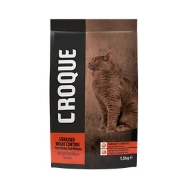 Корм сухой Croque для стерилизованных кошек с курицей 1.5 кг фото