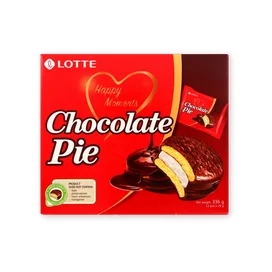 Печенье Лотте Chocolate Pie бисквит с мягкой начинкой 336 г фото