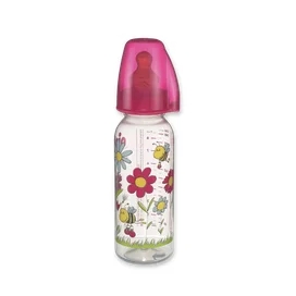Бутылочка пластиковая Nip Family Girl с латексной соской, размер 2 250 мл фото