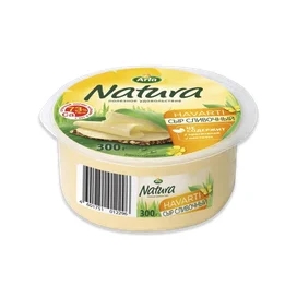 Сыр Arla Natura сливочный 45% цилиндр полутвердый 300 г фото