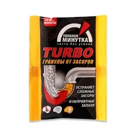 Средство Unicum для устранения засоров Turbo 70 г фото
