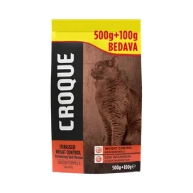 Корм сухой Croque для стерилизованных кошек с курицей 600 г фото