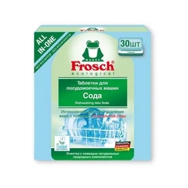 Таблетки Frosch для посудомоечных машин Сода 30 шт фото