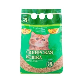 Наполнитель Сибирская кошка для котят Лесной 3 л фото