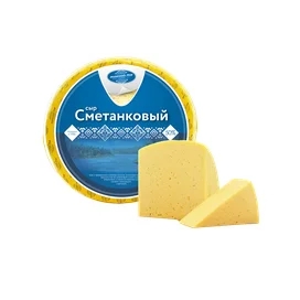 Сыр Молочный Мир Сметанковый 50% кг фото