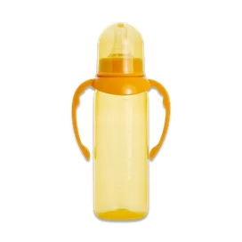 Бутылочка Пома с ручками быстрый поток, оранжевая 250 мл фото