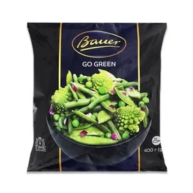 Смесь овощная Bauer go green зеленая замороженная 400 г фото