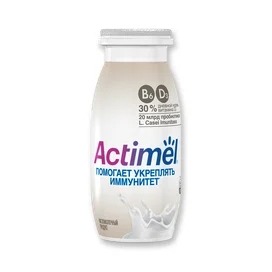 Напиток кисломолочный Actimel натуральный 95 мл фото
