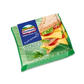 Сыр плавленый Hochland Сэндвич ломтики 150 г фото